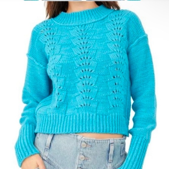 NWT Free People Bell Song Pullover Knit Sweater - XS - Picture 4 of 7